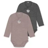 Normani Barboteuse / body gris / mélange de couleurs / rose