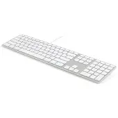 Matias FK318LS-FR Wired Backlit Aluminum Keyboard for MAC Silver - AZERTY