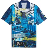 Puma Mancester City Fc Football Energy+ Retro Short Sleeve T-shirt Multicolore 2XL Homme