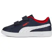 Puma Baskets 'Smash 3.0 ' bleu marine / rouge rubis / blanc