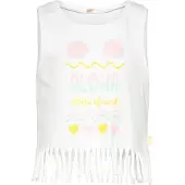 Billieblush U20936 Sleeveless T-shirt Blanc 4 Years Fille