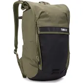Thule Sac à dos de sport 'Paramount' kaki / noir