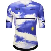 Santini Paris-nice 2025 Short Sleeve Jersey Violet M Homme