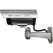 Macleans Caméra factice LED Caméra de surveillance factice Système d'alarme CCTV Camera étanche