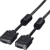 Roline VGA — VGA (15 m), Câble vidéo, Noir