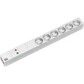 Bachmann Bâti de prises 19", 1-HE, 6x