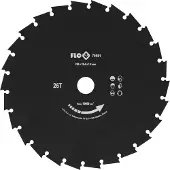 TOYA Disque de coupe en acier pour débroussailleuse 250 mm