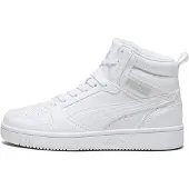 Puma Baskets 'Rebound V6 Mid Jr' blanc