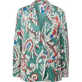 s.Oliver Blazer bleu cyan / homard / noir / blanc