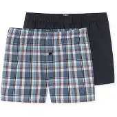 Schiesser Sous-vêtements bleu nuit / bleu-gris / rouge / blanc