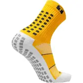 TruSox Hommes, Chaussettes de sport, Chaussettes de football Trusox 3.0 Cushion M S737425 (44 - 46), Jaune, Blanc