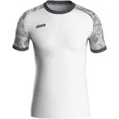 Jako Iconic Maillot Manches Courtes Enfants - Blanc / Gris Tendre | Taille: 128