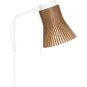 Secto Design Petite 4630 Applique Walnut veneer | Directly to the wall