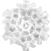Slamp Applique Murale , Clizia Mama Non Mama, dimmable, Blanc, Salon / séjour, Plastique, Design