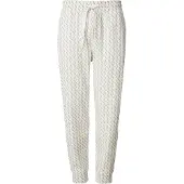 Armani Exchange Pantalon beige / blanc