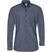 Spieth & Wensky Chemise folklorique 'Trachtenhemd Fischach' bleu
