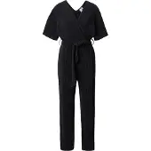 Y.A.S Olinda 3/4 Sleeve Jumpsuit Noir 44 Femme