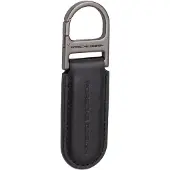 Porsche Design Unisexe, Porte-clés, Schlüsseletui Keyring Oval, Noir