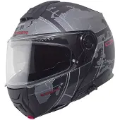 Schuberth C5 Globe Mat Noir Gris Casque Modulable Taille 3XL