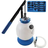 Bgs 9992 Dispositif de remplissage d'huile de transmission avec pompe manuelle, 7 litres, avec 8 adaptateurs