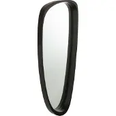 J-Line Miroir Giles Mdf Verre Noir Long