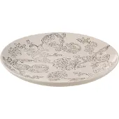Jline Assiette decorative zen porcelaine blanc/noir
