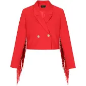 Faina Blazer rouge