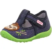 Superfit Pantoufle 'SPOTTY' beige / bleu foncé / marron / noir