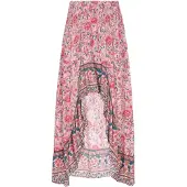 Usha Jupe 'Festival' bleu / rose / rosé / blanc