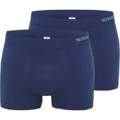 Sloggi Boxers bleu foncé / gris clair