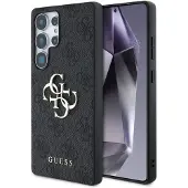 GUESS Coque 4G Metal Logo Backcover pour Samsung Galaxy S25 Ultra - Noir