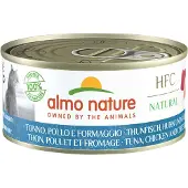 Almo Nature HFC Natural au thon, poulet et fromage pâtée pour chat (150 g)