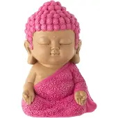 J-Line Moine zen resine rose