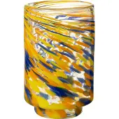 J-Line Vase arun verre mix large