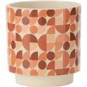 J-Line Cachepot trivial ceramique mix medium