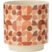 J-Line Cachepot trivial ceramique mix large