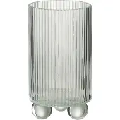 J-Line Photophore clara verre transparent large
