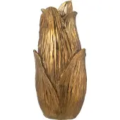 J-Line Vase nebu petales poly or small