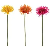 J-Line Gerbera daisy artificiel mix assortiment de 3