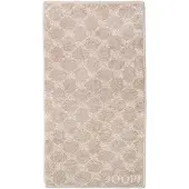 JOOP! Serviette de douche 'Cornflower' beige / camel