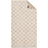 JOOP! Serviette de douche 'Cornflower' beige / brocart