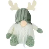 J-Line Lutin bois de cerf textile vert/beige small