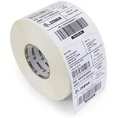 Zebra 880154-025 - (51 mm x 25 mm) 10 rouleaux - Noir sur blanc - Étiquette