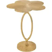 J-Line Table d'appoint tiana aluminium or