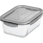 Gastromax 7705 Boîte fraîcheur en verre , 1,6 litre, grise