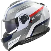 Hermann Hartje KG Casque modulable LS2 FF908 Strobe II Monza Noir Gris Rouge S