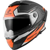 Bogotto FF118 Vilial casque, noir mat/orange, XS