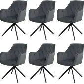 MCW Chaise de salle à manger -L80 (lot de 6)