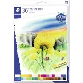 Staedtler 2430 Craie pastel douce Étui de 36 pièces, assorti (36x)