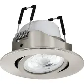 Eglo Connect lampe encastrée Saliceto-Z nickel mat Ø 8,8 cm dimmable RGB